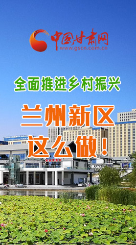 圖解|全面推進鄉(xiāng)村振興 蘭州新區(qū)這么做！
