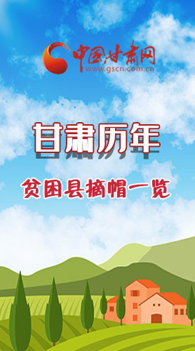 長圖|75→0，一圖回顧甘肅貧困縣摘帽時間