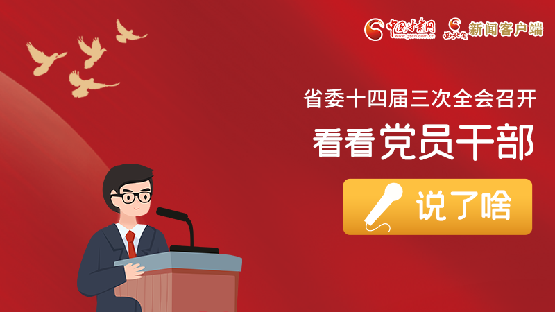 圖解|事關甘肅省委十四屆三次全會，黨員干部這么說！