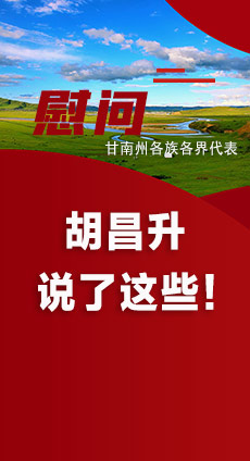  圖解|慰問(wèn)甘南州各族各界代表 胡昌升說(shuō)了這些！