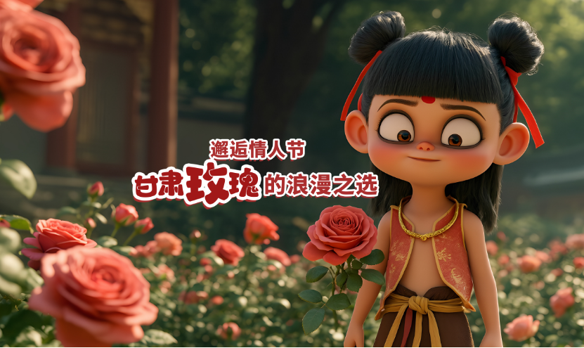 AI視頻 | 邂逅情人節(jié)，甘肅玫瑰的浪漫之選